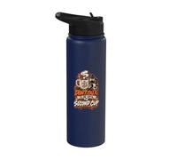 Don't Talk To Me Until The Second Cup Caffe Humor Stainless Steel Insulated Water Bottle