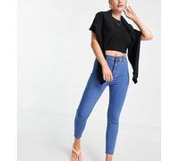 Don't Think Twice Petite - Chloe - Jeans skinny elasticizzati a vita alta lavaggio blu medio 42