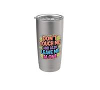 Don't Touch Me And Also Leave Me Alone Introverso - Bicchiere termico in acciaio inox doppia parete