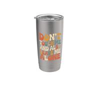 Don't Touch Me And Also Leave Me Alone Introverso |- Bicchiere termico in acciaio inox doppia parete