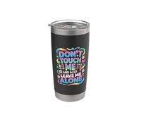 Don't Touch Me And Also Leave Me Alone Introverso - Bicchiere termico in acciaio inox doppia parete