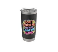Don't Touch Me And Also Leave Me Alone Introverso - Bicchiere termico in acciaio inox doppia parete