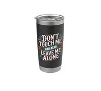 Don't Touch Me And Also Leave Me Alone Introverso - Bicchiere termico in acciaio inox doppia parete