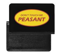 Don't Touch Me - Custodia per passaporto con motivo contadino, sottile, con scomparto per carte di credito, per donne e uomini, Stile:, Taglia unica, MHXYZHW