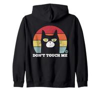 Don't Touch Me Funny Cat Felpa con Cappuccio