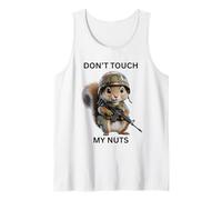 Don't Touch My Nuts - Scoiattolo con Vestito Militare Canotta