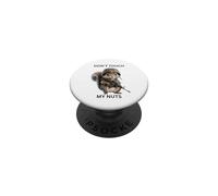 Don't Touch My Nuts - Scoiattolo con vestito militare PopSockets PopGrip Adesivo