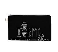 Don't Tread On Me Borsa portamonete in tela personalizzata per cambio portamonete piccola borsa per trucco per uomo donna 19,1 x 11,6 cm, Stile:, Taglia unica, MHXYZHW