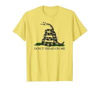 Don't' Tread On Me - Camicie da uomo con bandiera Gadsden Black Snake Maglietta
