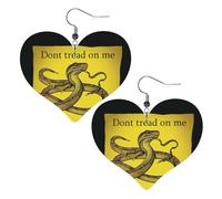 Dont Tread On Me Orecchini Penzolare Orecchini In Pelle Leggera Orecchino In Pelle Per Feste Decorazioni Carnevale