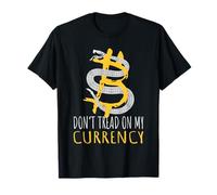 Don't Tread On My Currency Bitcoin Digital Money Maglietta