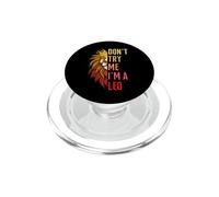 Don't Try Me I'm A Leo King Lion Compleanno Leone Uomini Ragazzo Ragazza PopSockets PopGrip per MagSafe