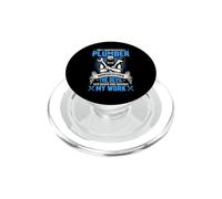 Don't Underestimate A Plumber Some Days Even The Devil Sits PopSockets PopGrip per MagSafe