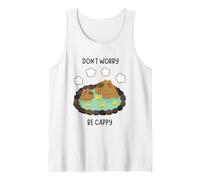 Don't Worry Be Cappy Capybara Relax Canotta