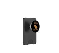Don't Worry Be Cappy Funny Capybara Retro Animal Lover PopSockets PopWallet per MagSafe