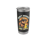 Don't Worry Be Capy - Cool Capybara Bicchiere termico in acciaio inox doppia parete