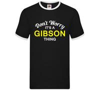 Don'T Worry È Gibson Cosa - Uomo Suoneria - Cognome Personalizzato Nome Famiglia