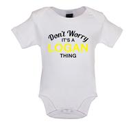 Don'T Worry È Logan Cosa - Bambino T-Shirt / Body - Cognome Personalizzato Nome