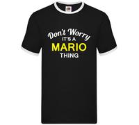 Don'T Worry È Mario Cosa - Uomo Suoneria - Cognome Personalizzato Nome Famiglia