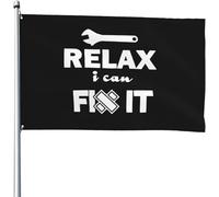 Don'T Worry I Can Fix It Bandiera Bandiera Da Giardino Appendere Bandiere Giardino Robuste Per Casa Attività La Casa 3X5 Ft