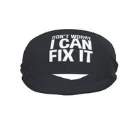 Don'T Worry I Can Fix It Unisex Fasce Per Capelli Leggera Fascia Capelli Traspiranti Headband Per Yoga Jogging Palestra Escursionismo