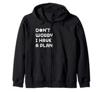 Don't Worry I Have A Plan Gamer Rpg Role Playing D20 Dice Felpa con Cappuccio