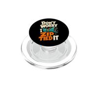 Don't Worry I Zip Tied It Meccanico Garage Umorismo PopSockets PopGrip per MagSafe