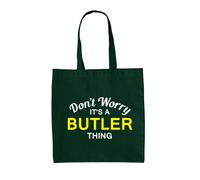 Don'T Worry It's A Butler Cosa - Borsa Tote IN Tela - Cognome Custom Nome Family