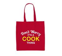 Don'T Worry It's A Cook Cosa - Borsa Tote IN Tela - Cognome Custom Nome Famiglia