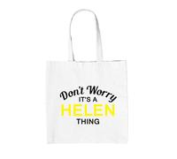 Don'T Worry It's A Elena Cosa - Borsa Tote IN Tela - Cognome Custom Nome