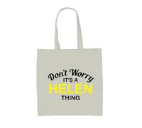 Don'T Worry It's A Elena Cosa - Borsa Tote IN Tela - Cognome Custom Nome