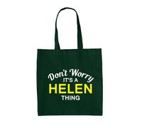 Don'T Worry It's A Elena Cosa - Borsa Tote IN Tela - Cognome Custom Nome