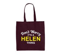 Don'T Worry It's A Elena Cosa - Borsa Tote IN Tela - Cognome Custom Nome