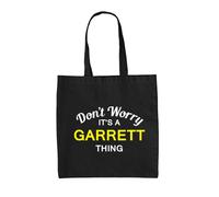 Don'T Worry It's a Garrett Cosa - Borsa Tote IN Tela - Cognome Custom Nome