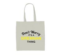 Don'T Worry It's A Grennan Cosa - Borsa Tote IN Tela - 1995 Musica Love Tour Tom