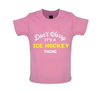 Don'T Worry It's A Hockey su Ghiaccio Cosa - Bambino T-Shirt / Body - Skater
