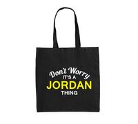 Don'T Worry It's A Jordan Cosa - Borsa Tote IN Tela - Cognome Custom Nome Family