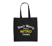 Don't Worry It's A Nitro Thing - Borsa Shopper in Tela - Gladiator TV