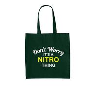 Don't Worry It's A Nitro Thing - Borsa Shopper in Tela - Gladiator TV
