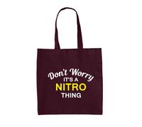 Don't Worry It's A Nitro Thing - Borsa Shopper in Tela - Gladiator TV