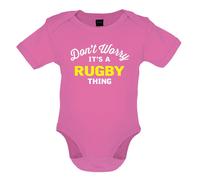 Don'T Worry It's A Rugby Cosa - Bambino T-Shirt / Body - League Union Player