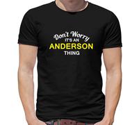 Don'T Worry It's Un Anderson Cosa T-Shirt - Cognome Custom Nome Famiglia