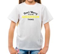Don'T Worry It's Un Anderson Cosa T-Shirt - Cognome Custom Nome Family
