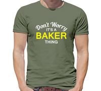 Don'T Worry It's Un Baker Cosa T-Shirt - Cognome Custom Nome Famiglia