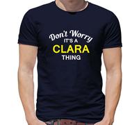 Don'T Worry It's Un Clara Cosa T-Shirt - Cognome Custom Nome Famiglia
