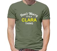 Don'T Worry It's Un Clara Cosa T-Shirt - Cognome Custom Nome Famiglia