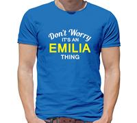 Don'T Worry It's Un Emilia Cosa T-Shirt - Cognome Custom Nome Famiglia