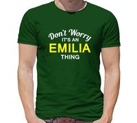 Don'T Worry It's Un Emilia Cosa T-Shirt - Cognome Custom Nome Famiglia