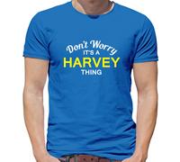 Don'T Worry It's Un Harvey Cosa T-Shirt - Cognome Custom Nome Famiglia