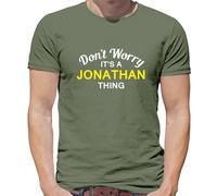 Don'T Worry It's Un Jonathan Cosa T-Shirt - Cognome Custom Nome Famiglia